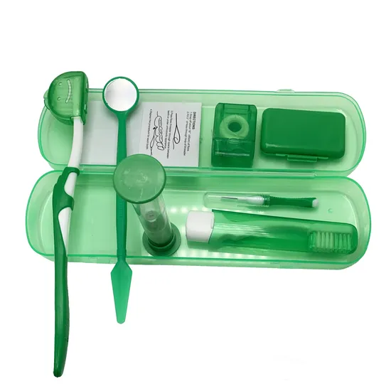 Kit de tratamento de emergência 8 em 1 engarrafado Kit de ortodontia portátil dental