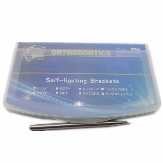 Venda quente suporte ortodôntico dental autoligado com ferramenta