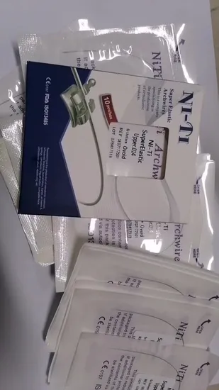 Fio de aço inoxidável ortodôntico redondo do arco da ortodontia dental